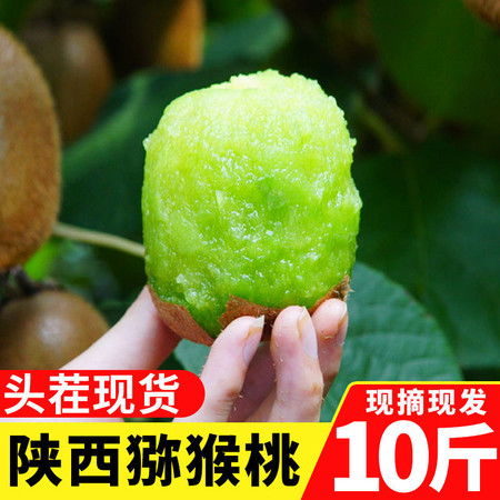 陕西绿心猕猴桃 鲜美维生素库，5-10斤家庭装果园直供